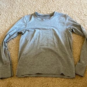 Lululemon Long-sleeve Grey Swiftly Tech Size 6